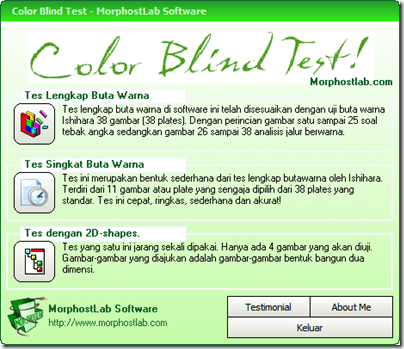 Software untuk test butawarna 1