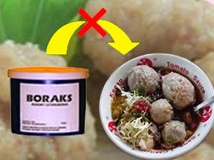 Uji kandungan boraks dalam makanan 1